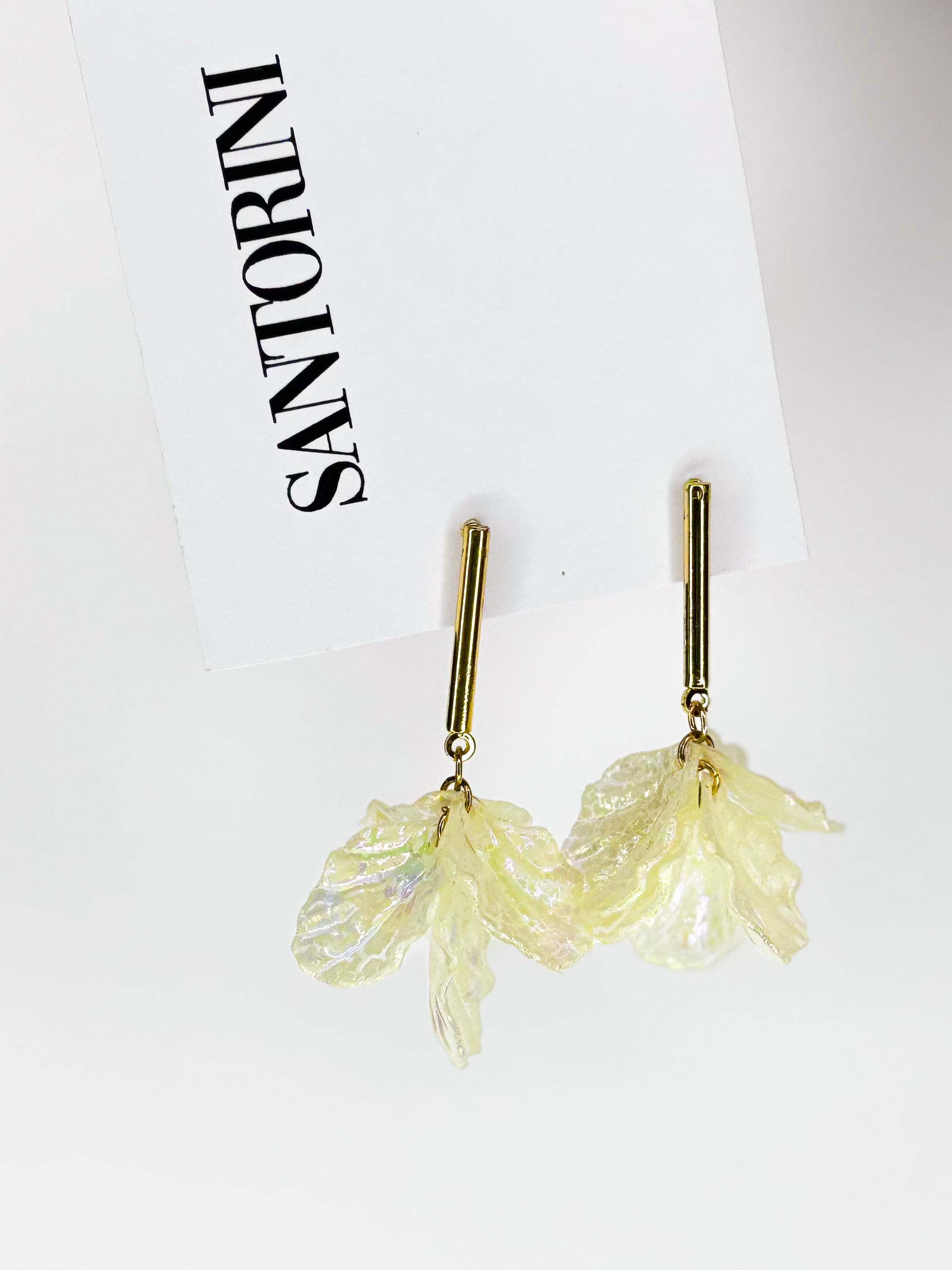 Caravanas Flor colgantes