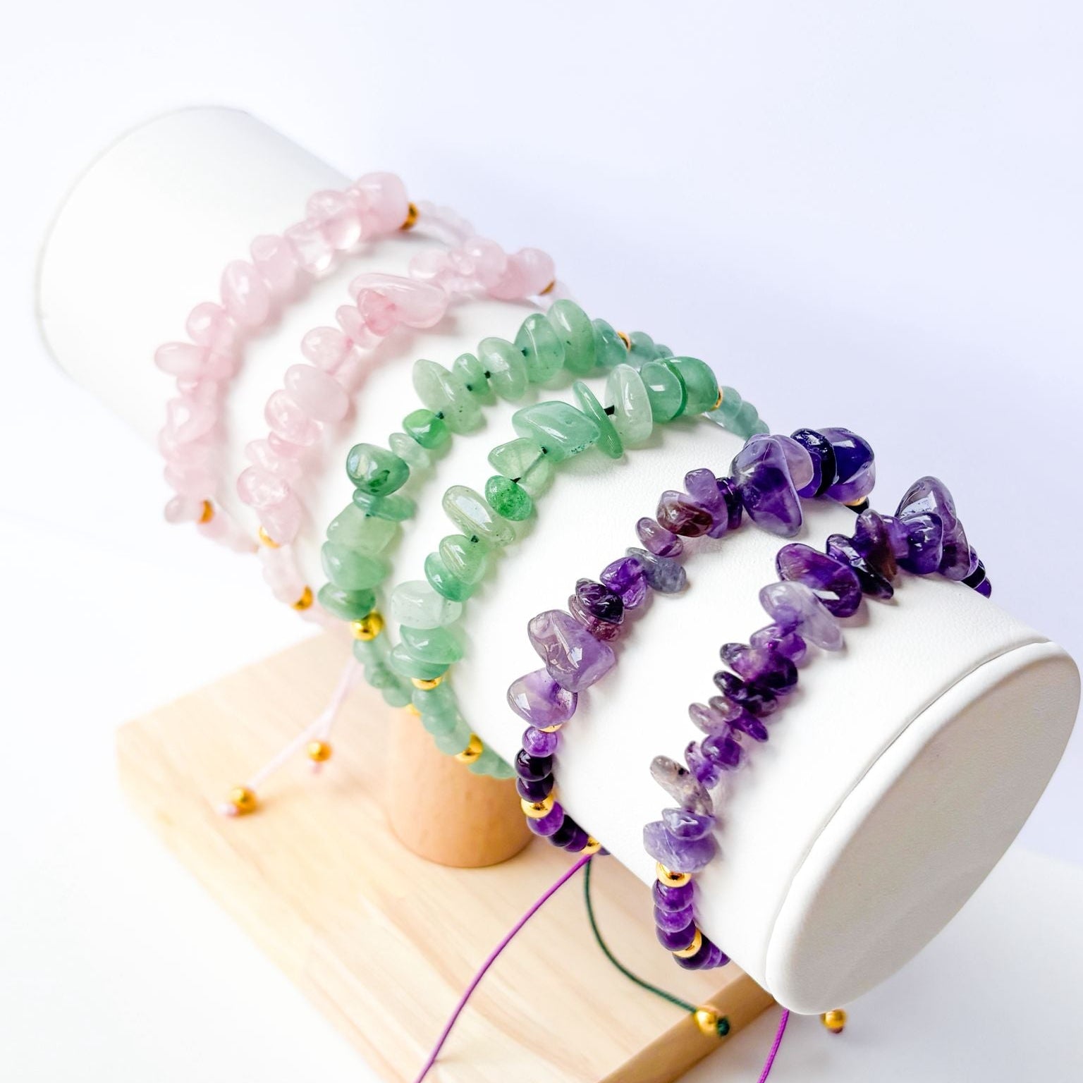 Pulsera piedra natural Verde